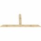 Ekena Millwork Portland Rough Sawn Timber Gable Bracket, Douglas Fir, 96"W x 44"H x 2"D x 6"F, 11/12 Pitch GBW096X44X0206POR00RDF - alternate 5